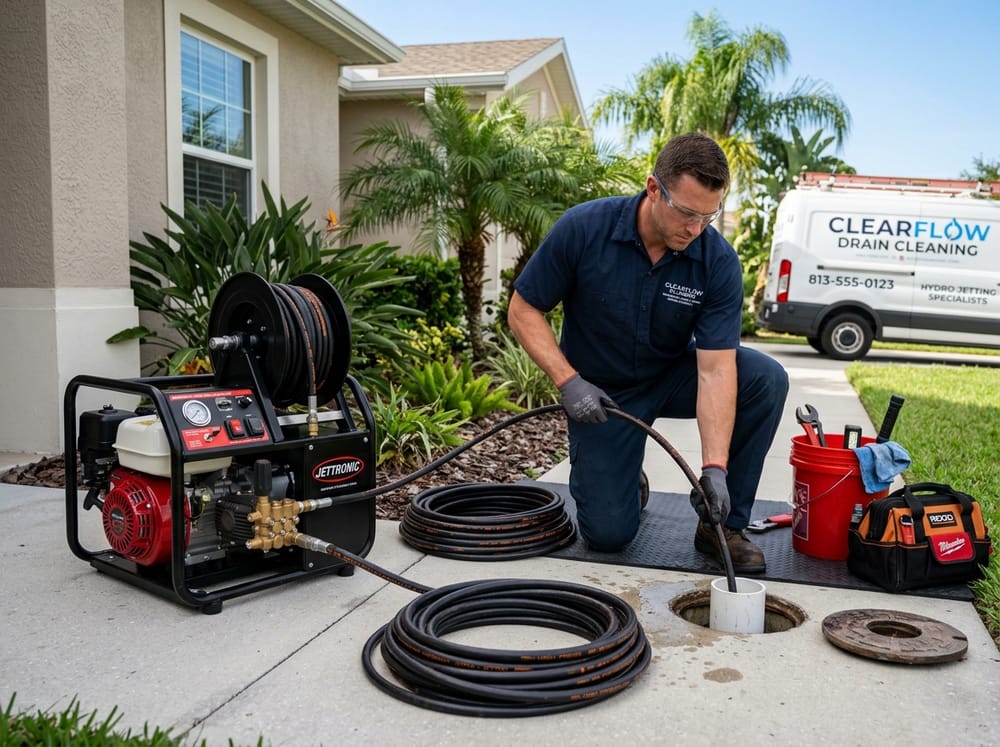 Hydro Jetting Drain Cleanout in Bennett, CO